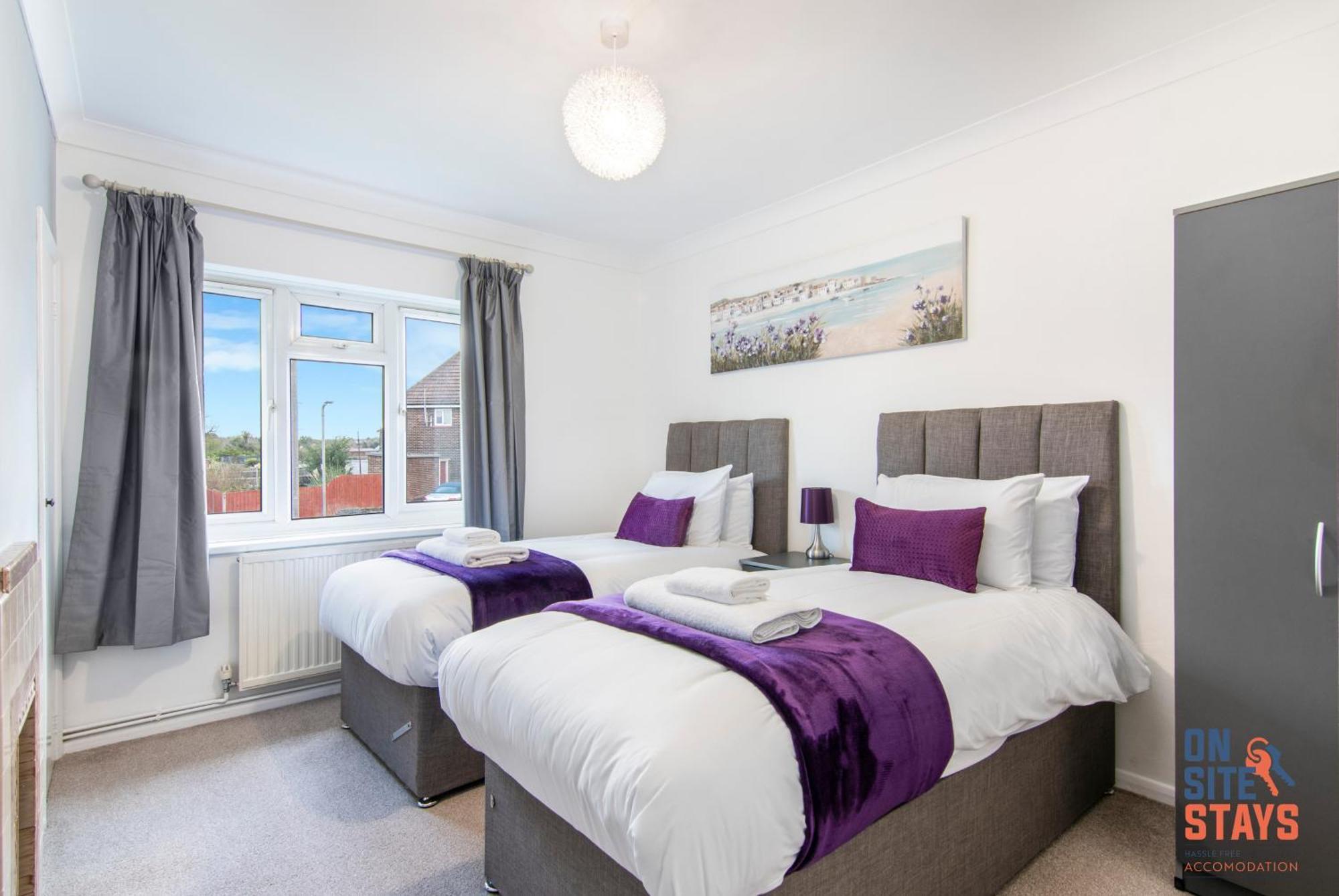 Onsitestays - Cosy 2-Bedroom Apartment With Private Entrance & Long Stay Prices Gravesend Esterno foto